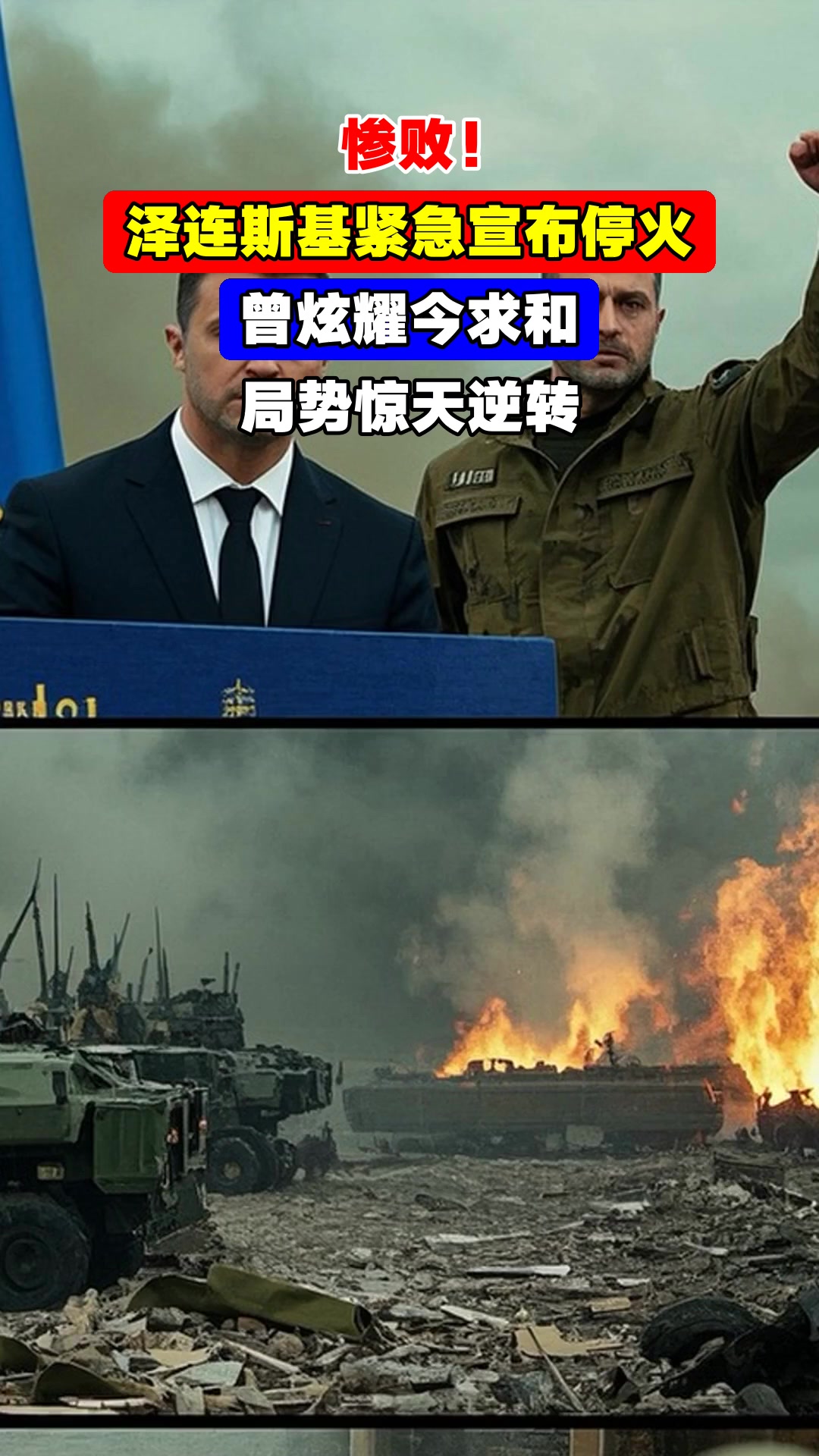 泽连斯基宣布离任时间！