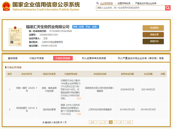 国家税务总局通报贵州一药企偷税案 虚开发票超2500万