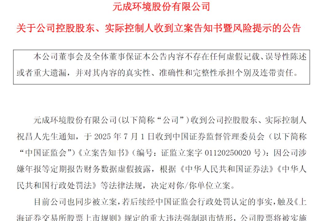 大快人心!又一家已退市公司被证监会立案调查