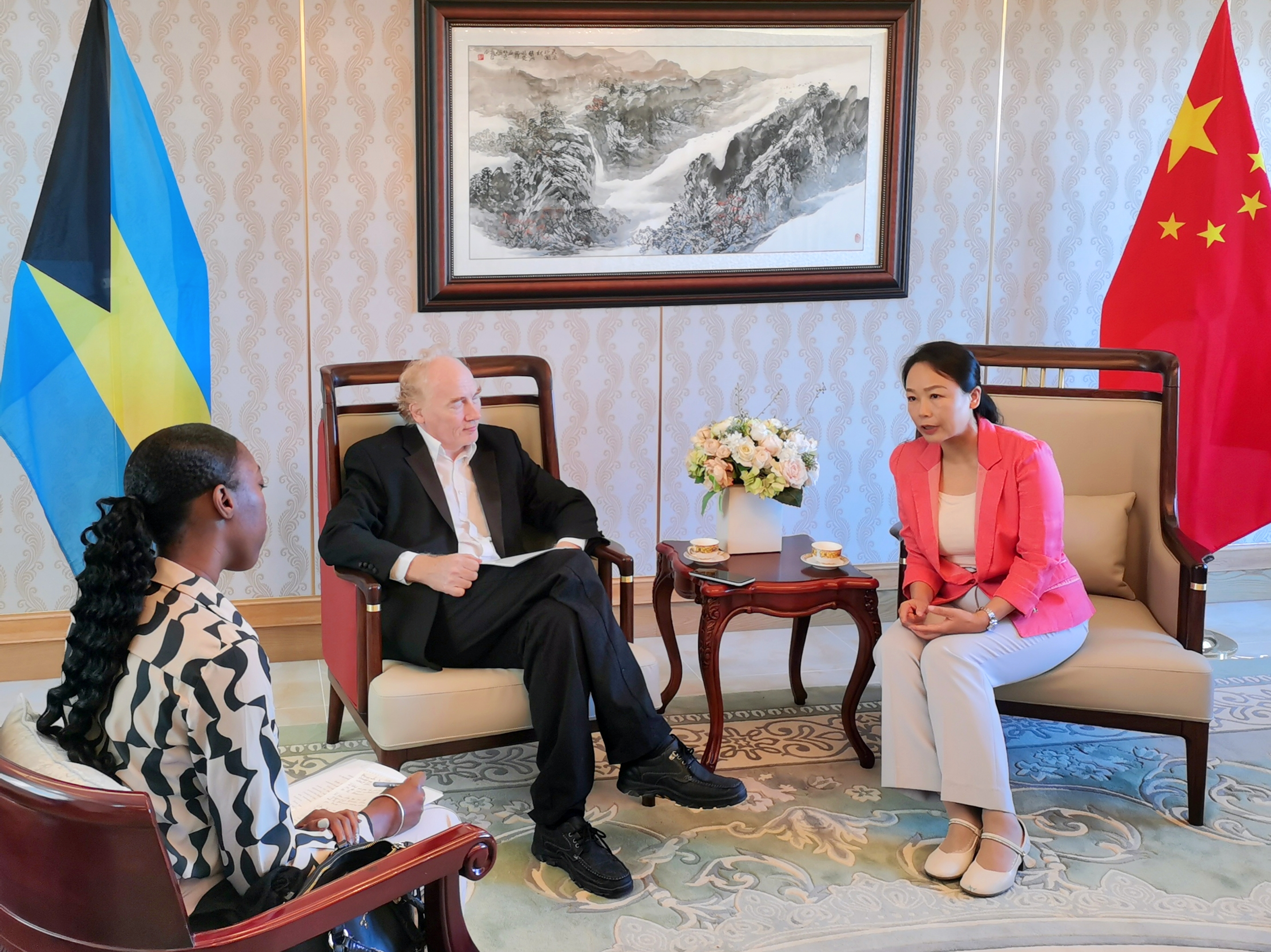 中国银行董事长葛海蛟会见德意志联邦银行行长约阿希姆・纳格尔