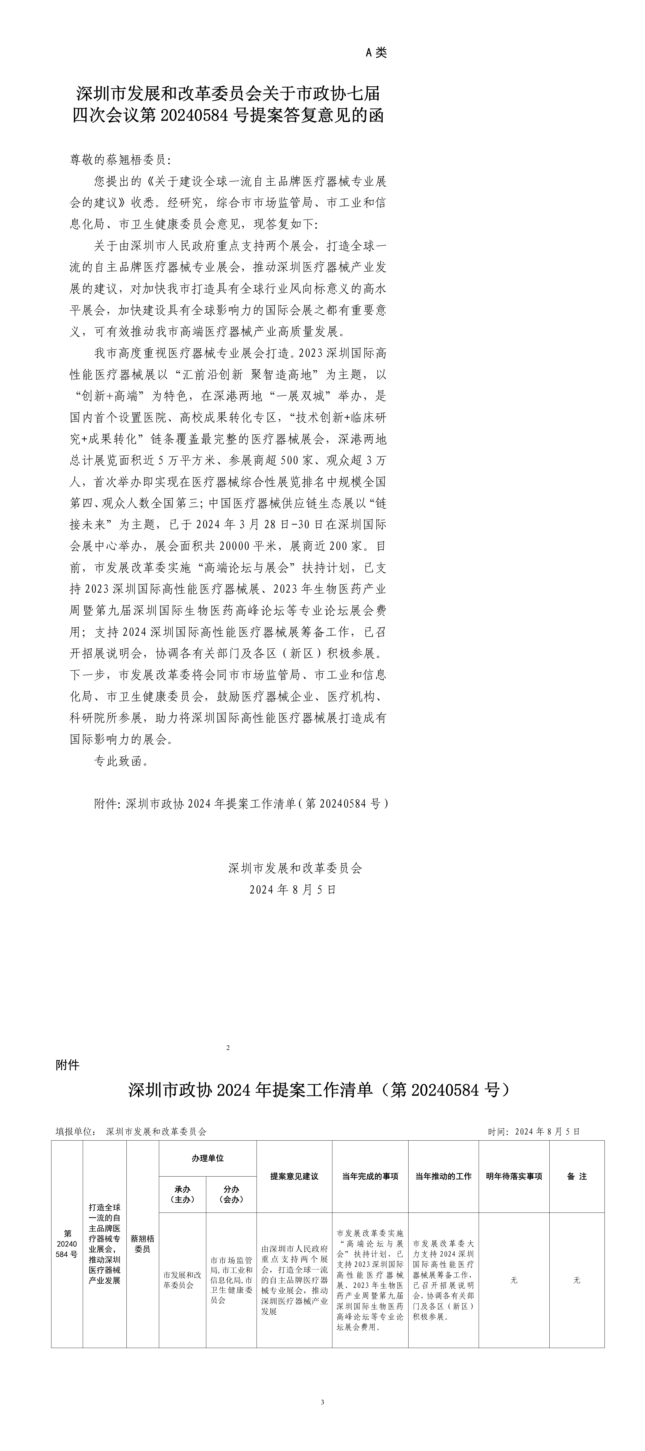 证监会公布4件全国两会建议提案答复